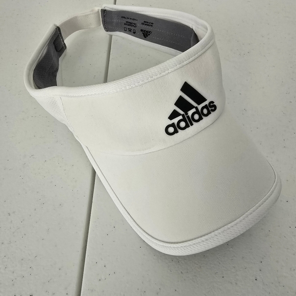 adidas Accessories - Adidas White Visor Hat